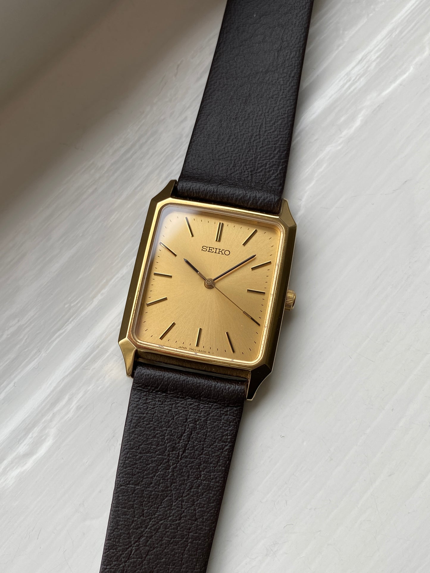 Seiko Spirit 7N01-5180 ‘Tank’ - NOS