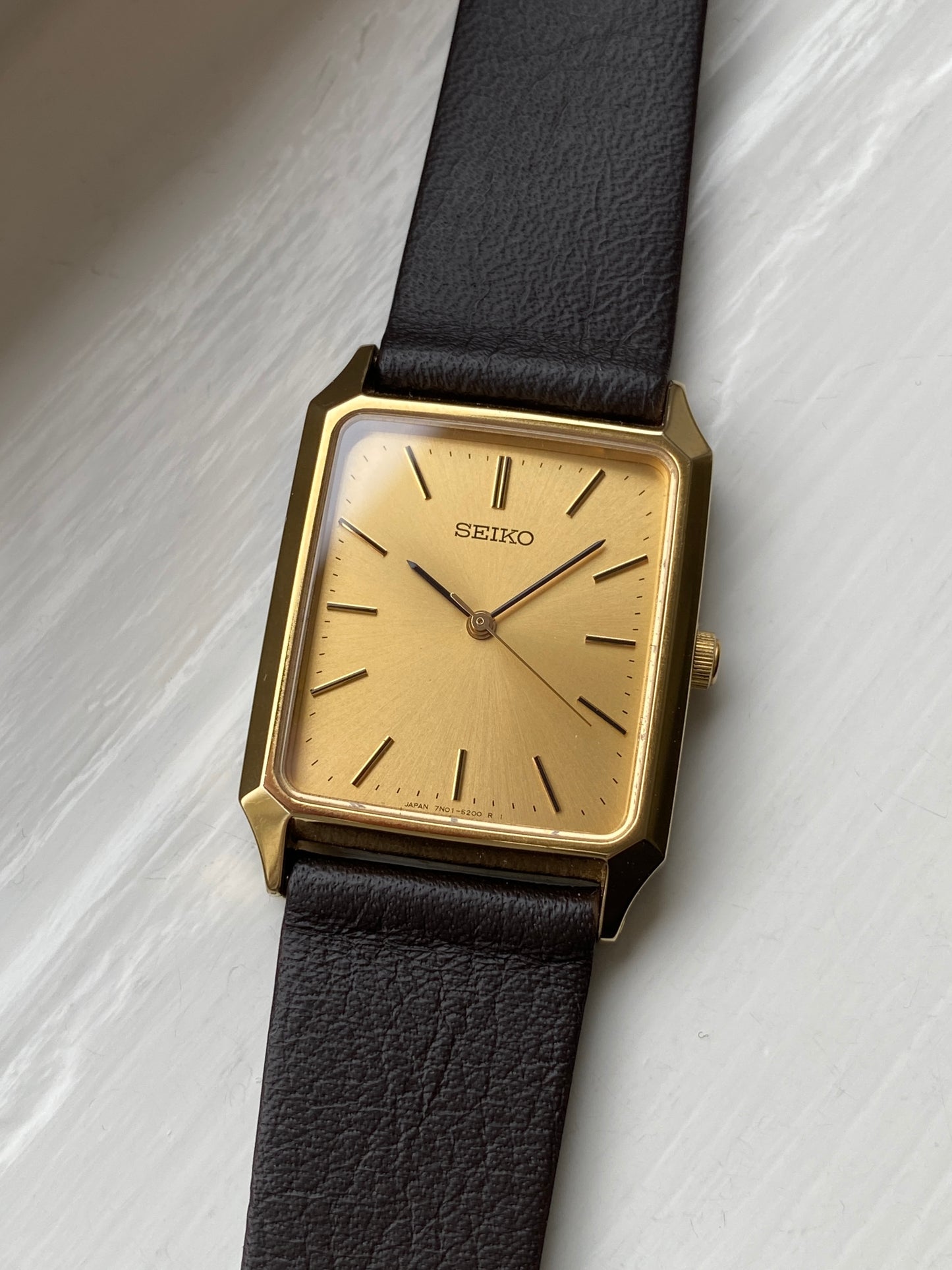 Seiko Spirit 7N01-5180 ‘Tank’ - NOS
