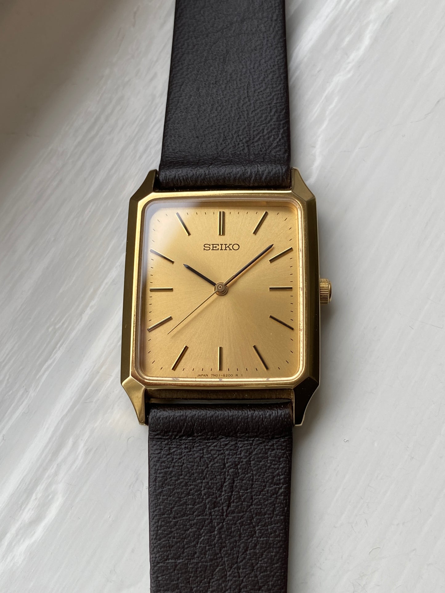 Seiko Spirit 7N01-5180 ‘Tank’ - NOS