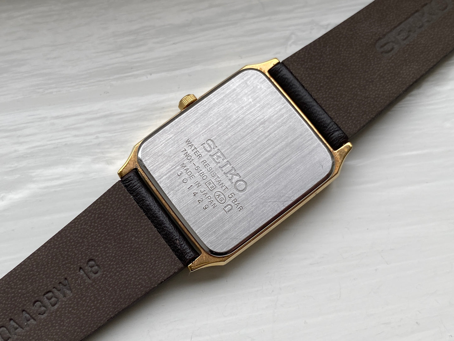 Seiko Spirit 7N01-5180 ‘Tank’ - NOS