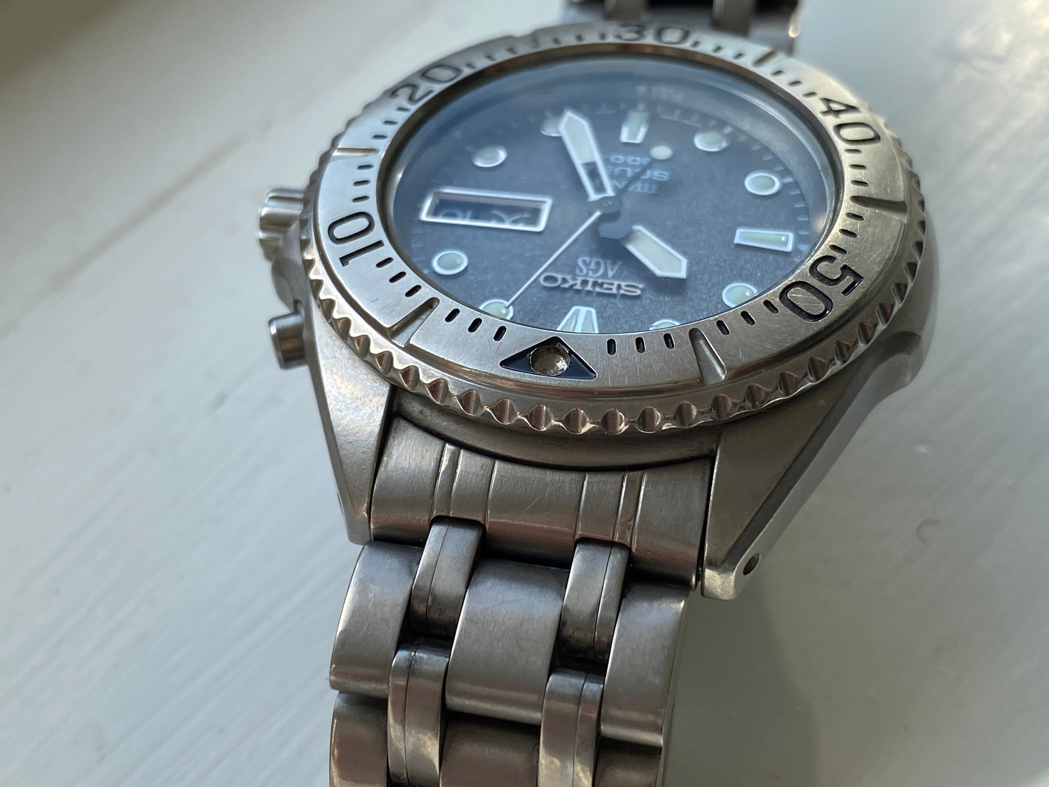 Seiko AGS 'Grey Ghost' 5M43-0B70