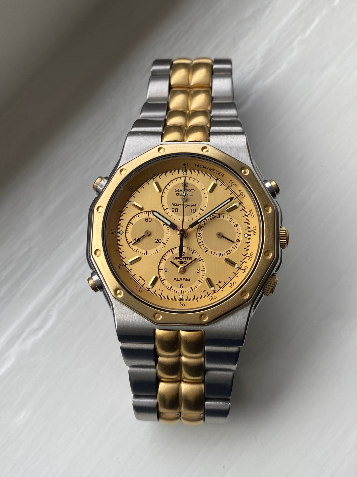 Seiko Quartz Chronograph 7T34-7A10
