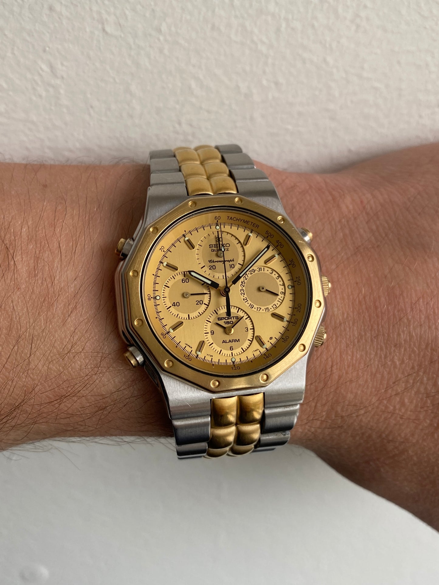 Seiko Quartz Chronograph 7T34-7A10