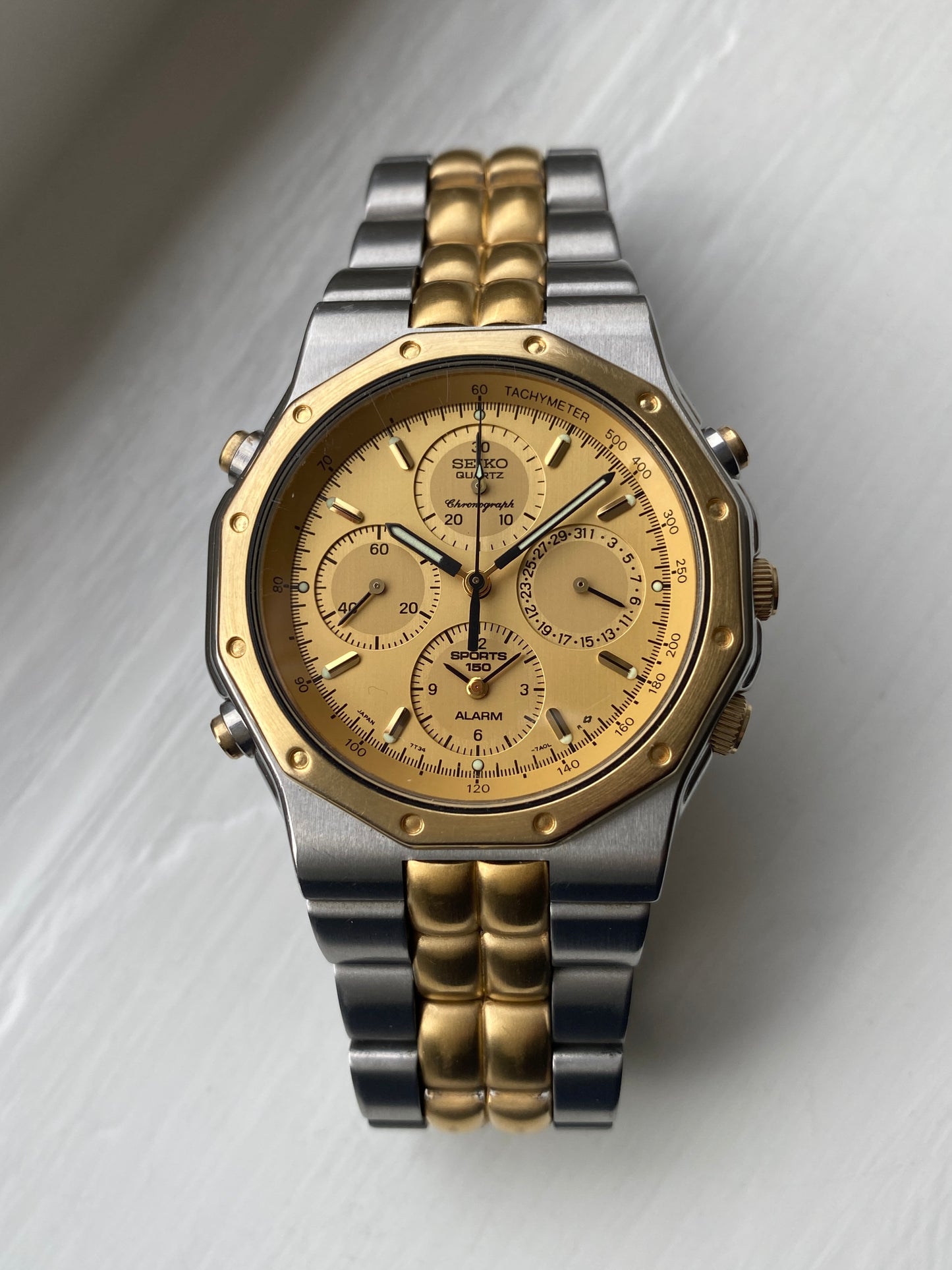 Seiko Quartz Chronograph 7T34-7A10