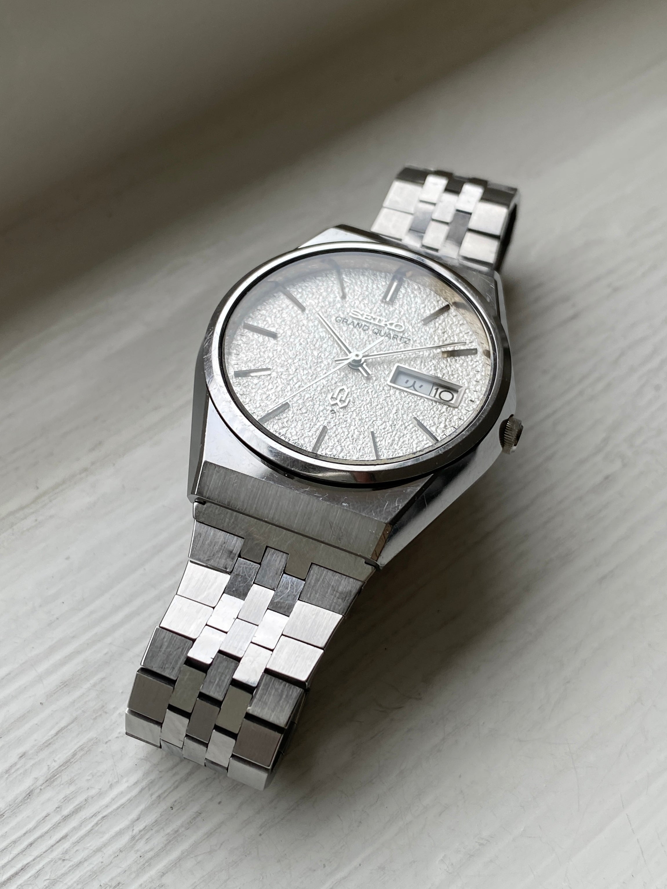 ジャンク SEIKO セイコー グランドクオーツ 4843 8050 クオーツ 腕時計