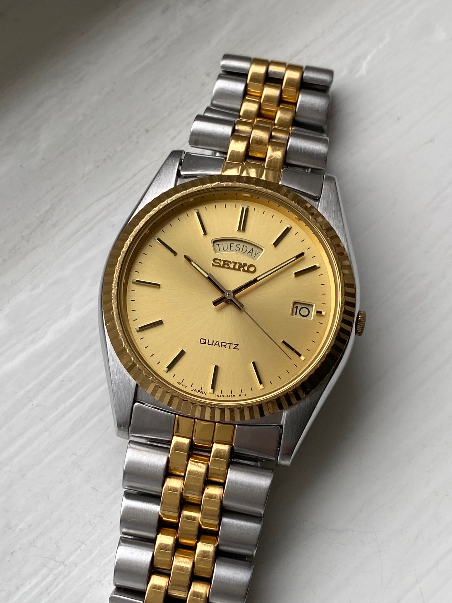 Seiko Day-Date 7N43-8111