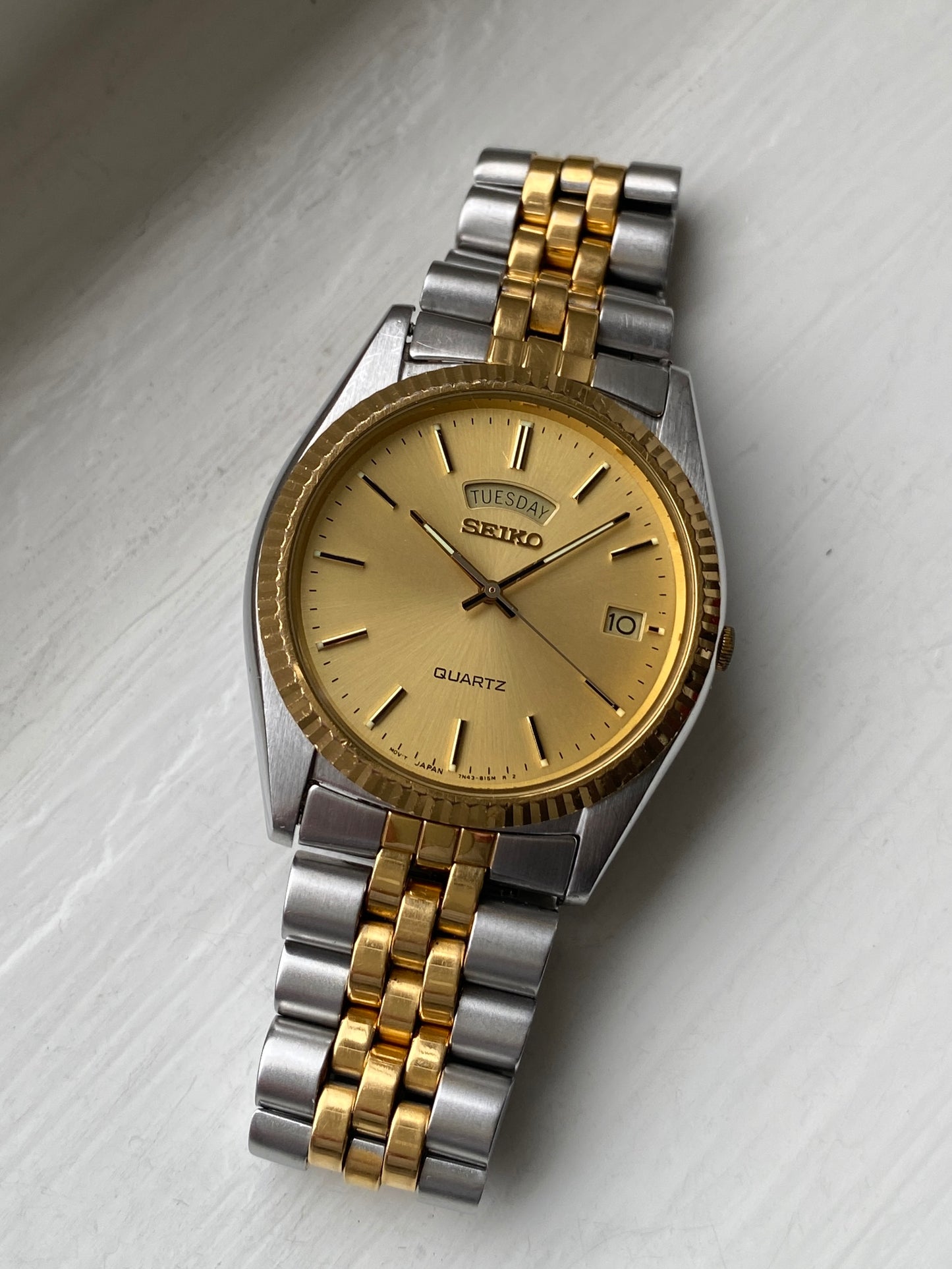 Seiko Day-Date 7N43-8111