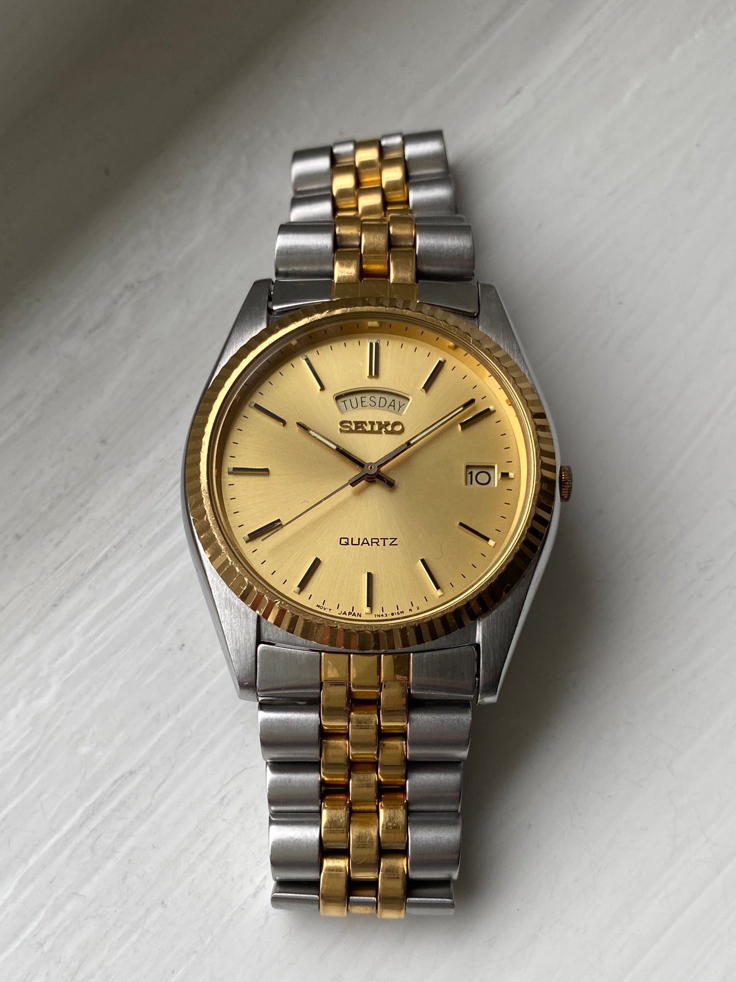 Seiko Day-Date 7N43-8111