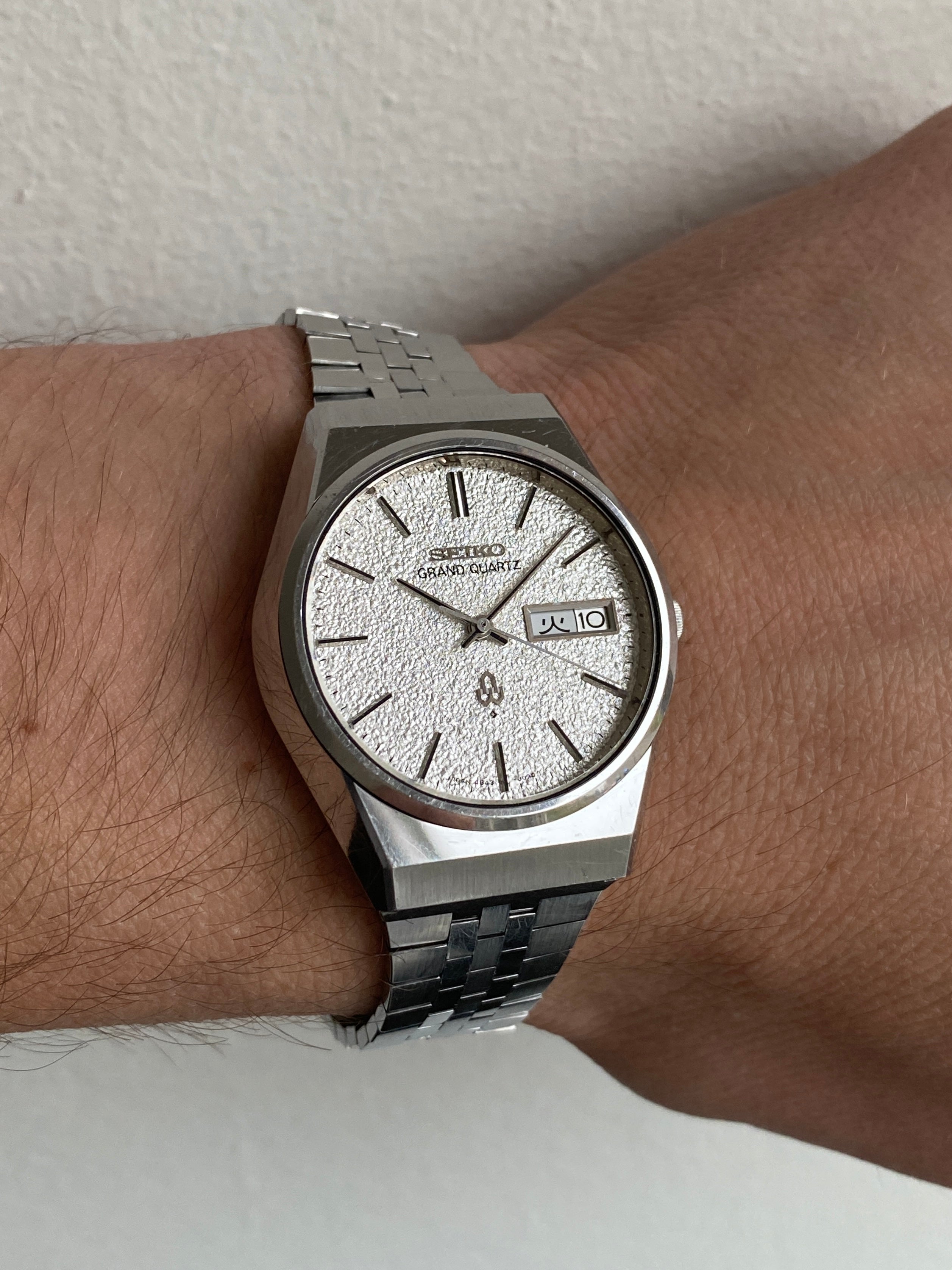 SEIKO GRAND QUARTZ 4843-8100 腕時計 ヴィンテージ Vintage (1975-1978) Seiko Grand Quartz 4843-8100 – Bernstein Watch Co